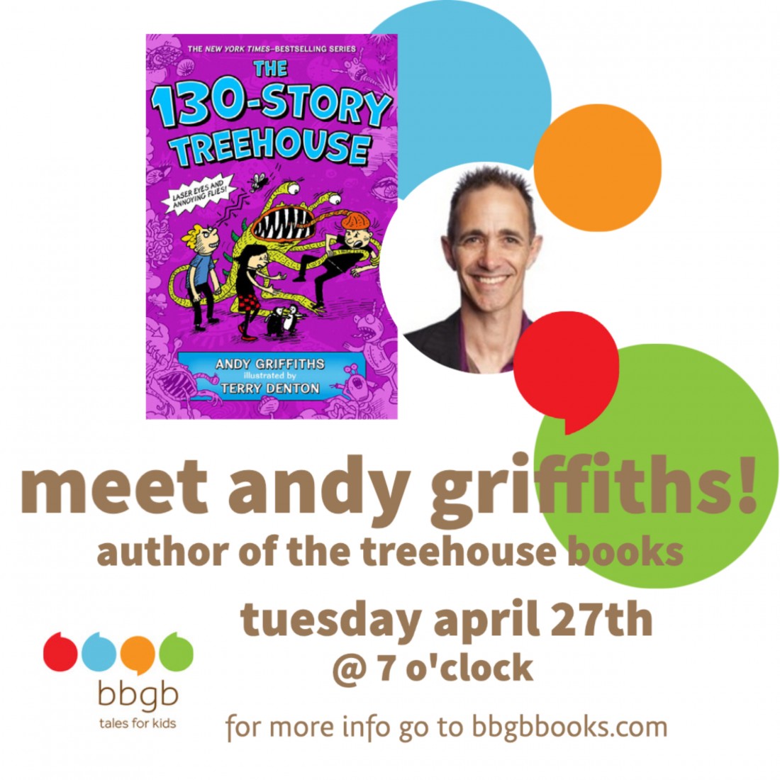 Artsline - Stories, Books, and Music to Brighten Your Spring! 1 andy griffiths insta
