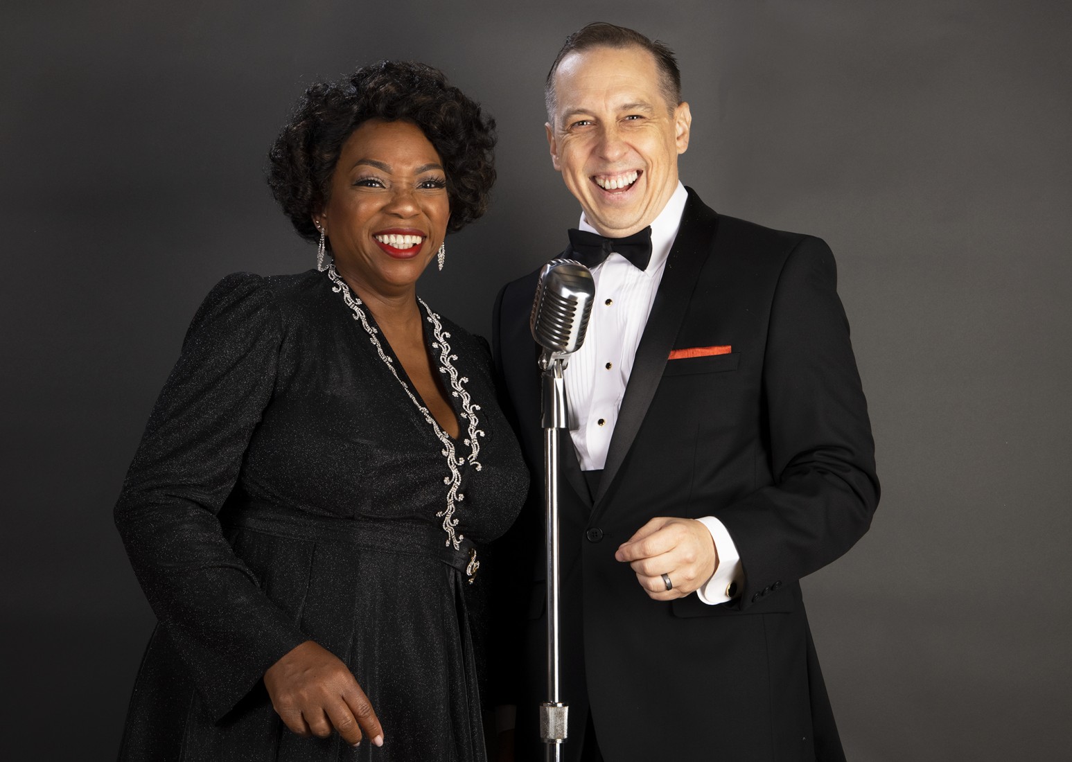 Artsline - Storytelling in Theatre, Music, and Art for Summer Fun! 1 desiree roots as ella fitzgerald and scott wichmann as frank sinatra in ella and her fella frank