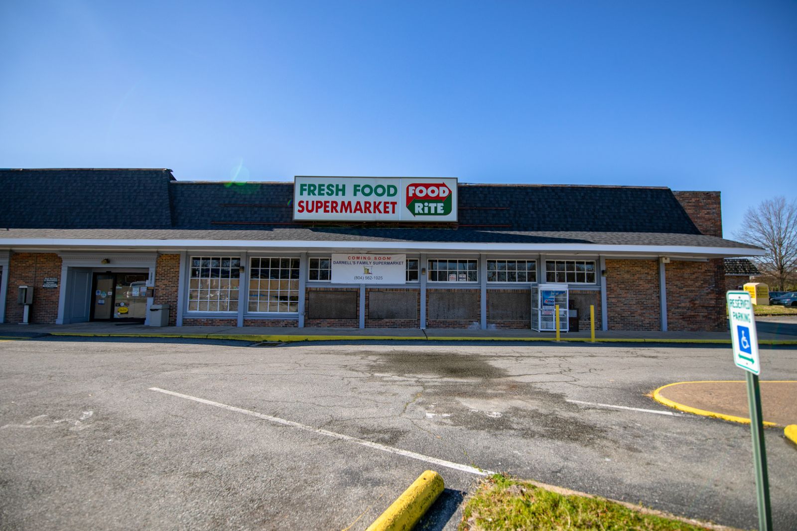 Mother-Daughter Hope To Open Second Black-Owned Grocery Store in Food Desert 1 The storefront, still sporting the old Food Rite sign. (Photo: Crixell Matthews/VPM News)