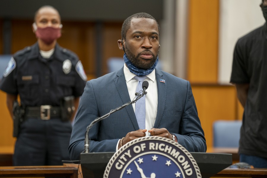 After Fatal Police Shooting in 2002, Richmond Rebuffed Investigations, Reform 1 Mayor Levar Stoney bypassed a promised nationwide search for the new chief, Gerald Smith. (Photo: Coleman Jennings/VPM News)
