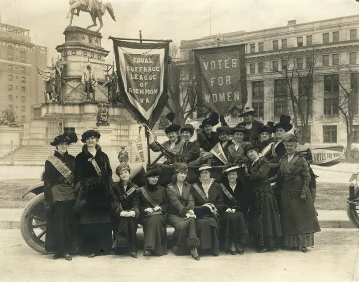 Artsline - Spring is bursting with local dance, music, and theatre! 5 The Equal Suffrage League of Richmond, May, 1915 (Credit: Virginia Museum of History and Culture. Image used with permission.)