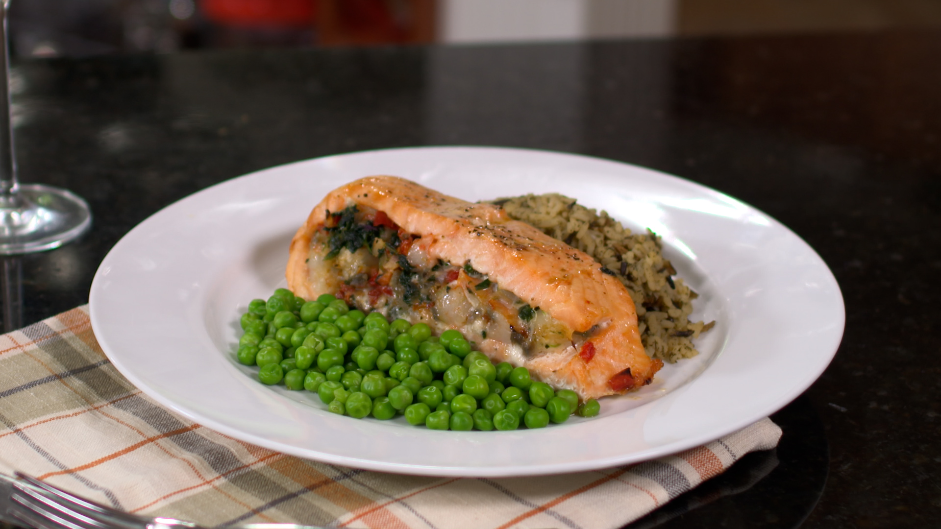 Shrimp Stuffed Salmon