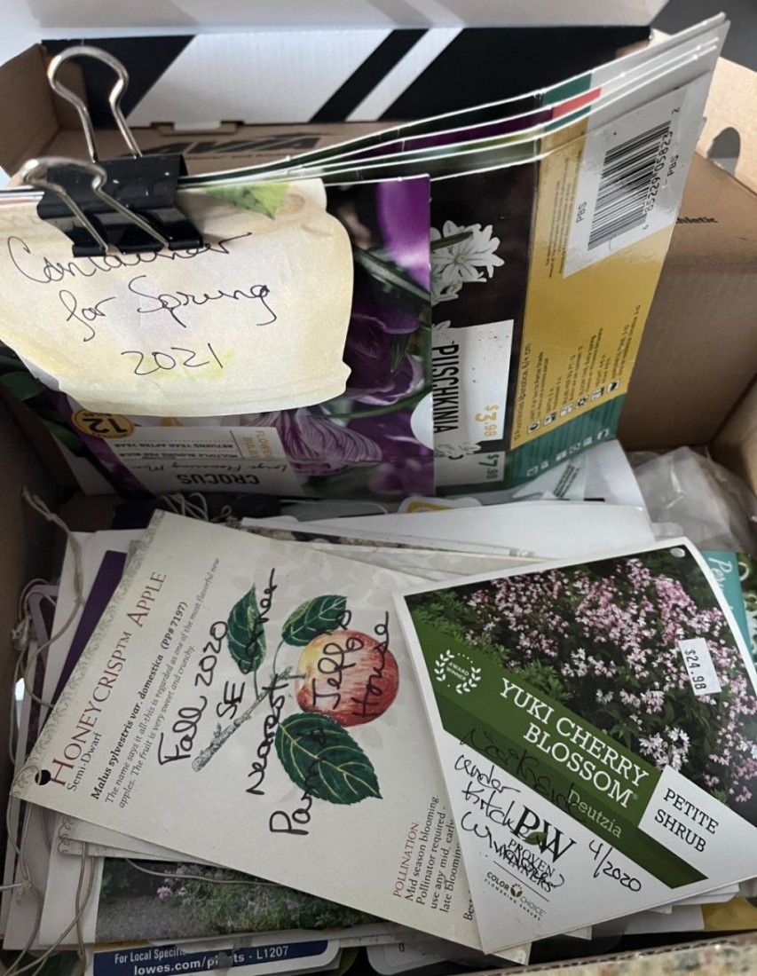 Spring is almost here, so get out the pruning shears! 4 Peggy shares her method for record keeping for her home garden. (Photo: Peggy Singlemann)