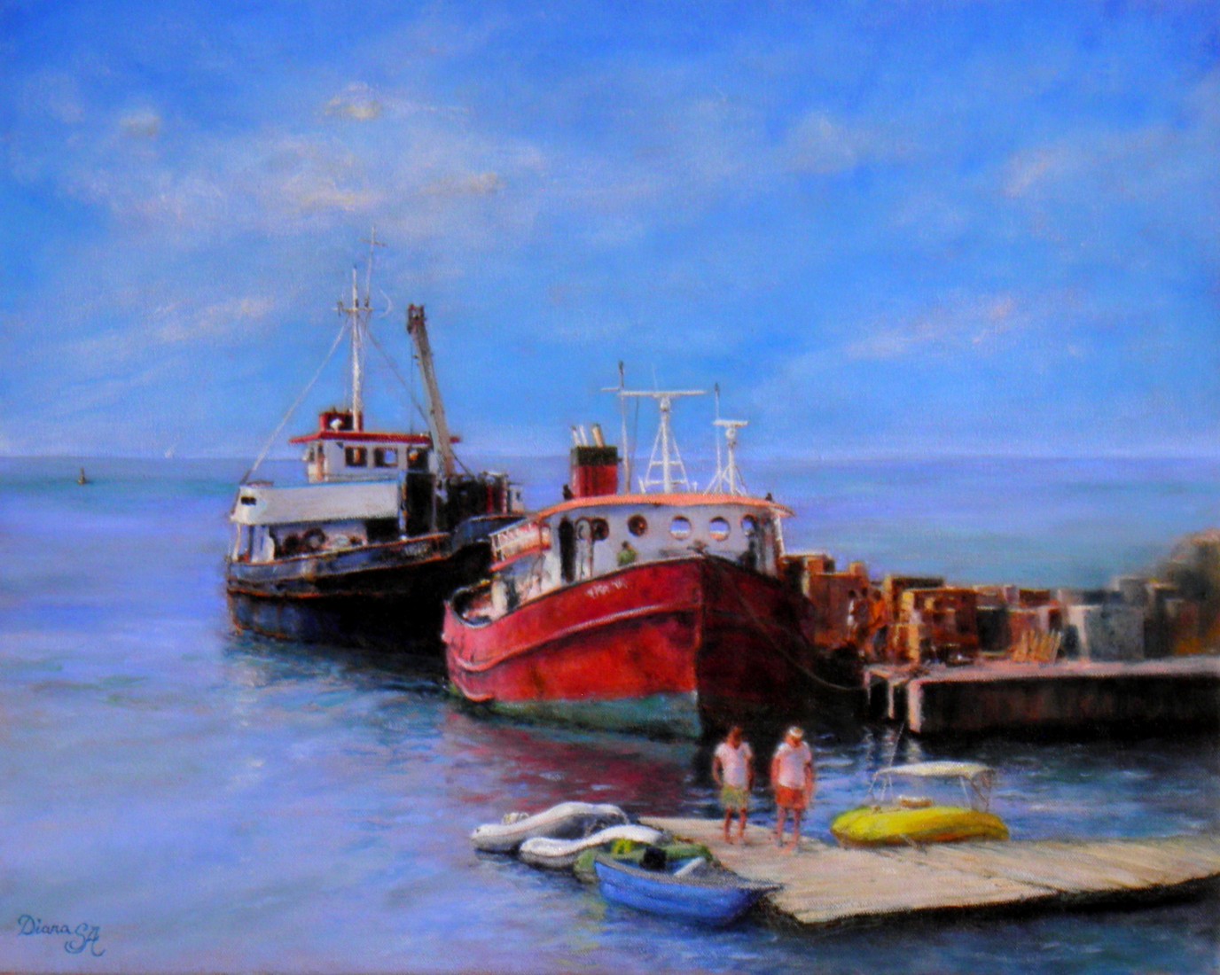 Artsline - Enjoy Richmond's summertime music, theatre, dance and more! 2 A Dock in Grenada by Diana Scott-Auger