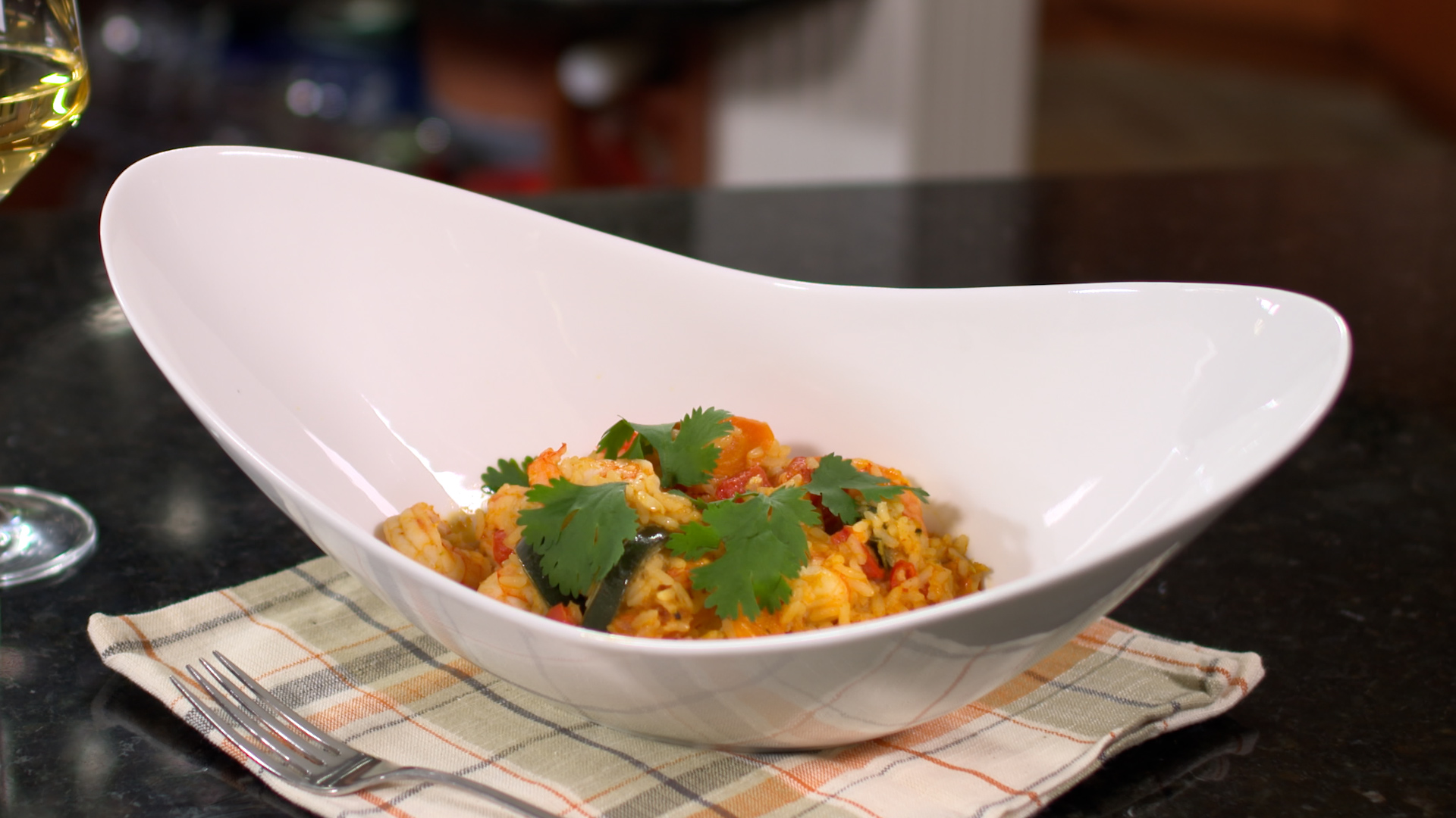 Thai Shrimp and Rice with Chili, Lemongrass, and Coriander