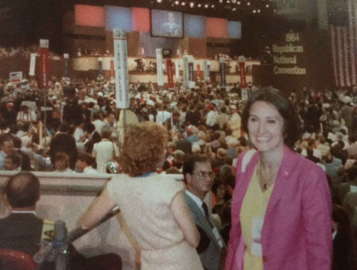 Barbara Bowie-Whitman at the 1984 Republican National Convention. (Bowie-Whitman)