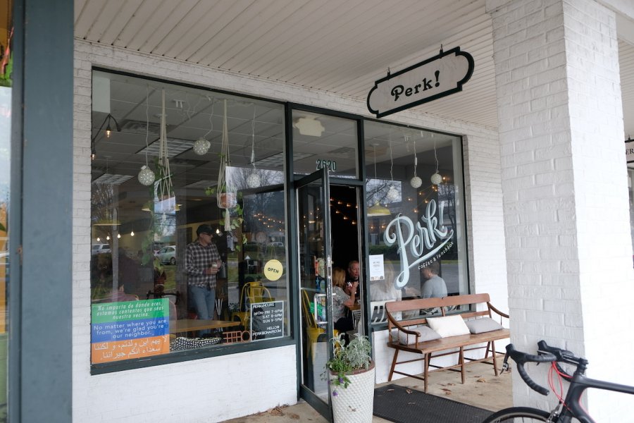 Local Eateries Adopt Safety Strategies for Coronavirus 1 Perk Coffee and Lunch Box kept the door permanently open and moved condiments behind the counter so customers wouldn't have to touch so many things. Now, they're going to a pick up order only format. (Photo: Ian Stewart/VPM News)