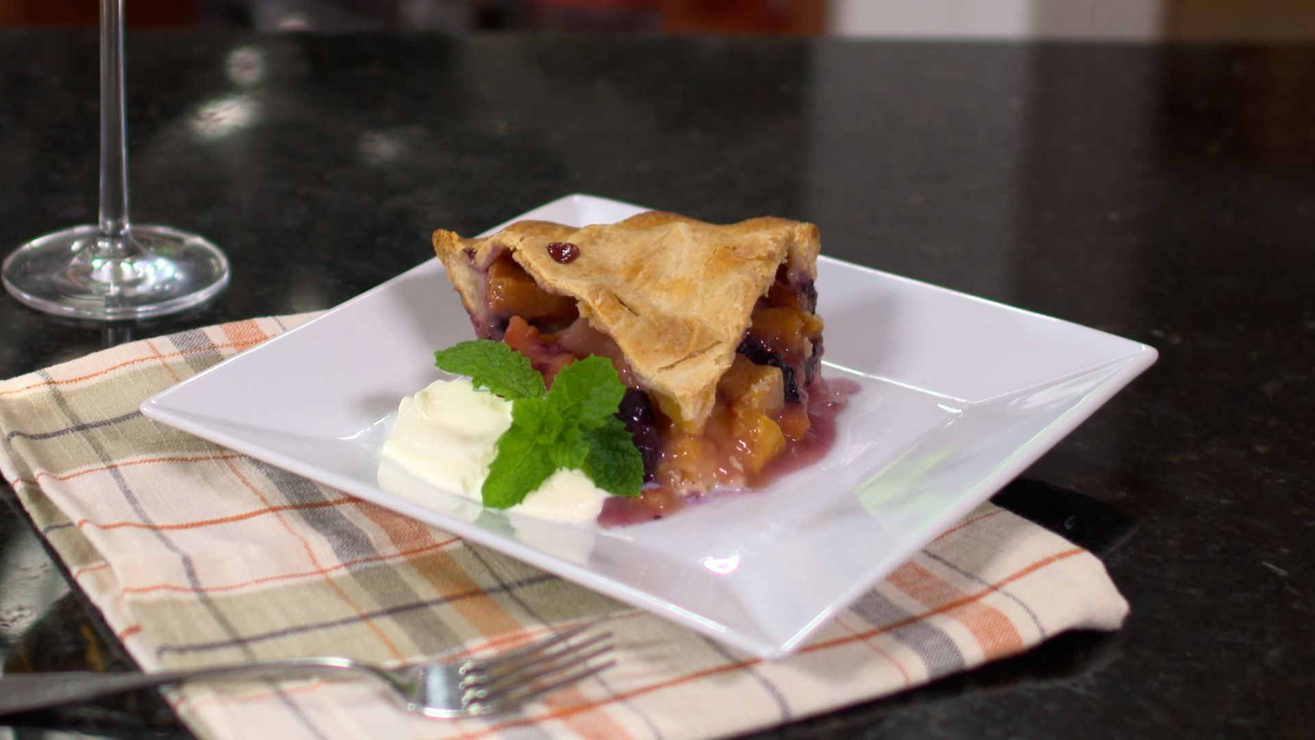 Blueberry Peach Pie