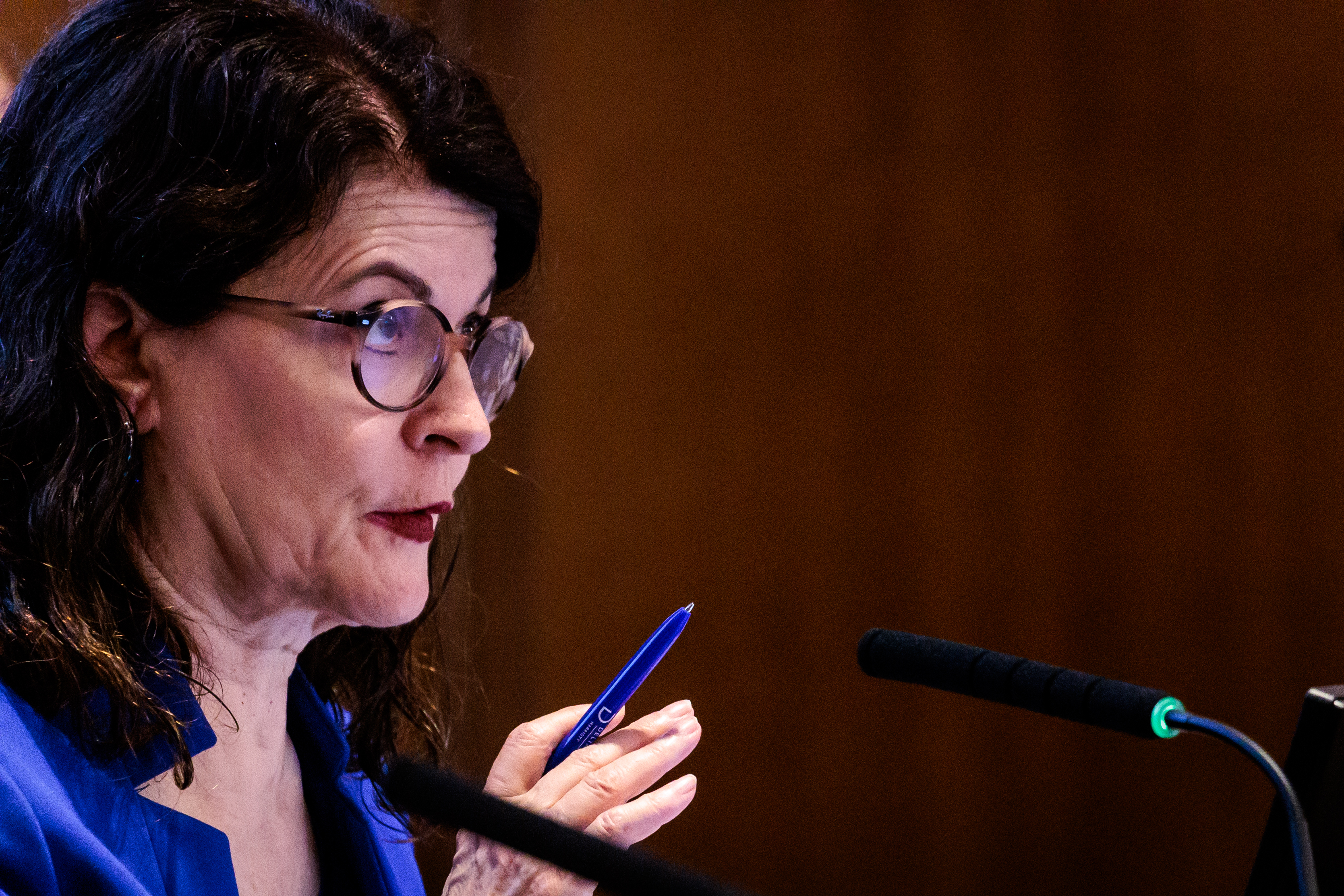 Parents say they're being left out of children’s rehabilitation at Bon Air JCC 3 Sen. Barbara Favola of Arlington asks questions as DJJ director Amy Floriano presents on Bon Air Correctional Center during Tuesday's Virginia Commission on Youth meeting in Richmond.