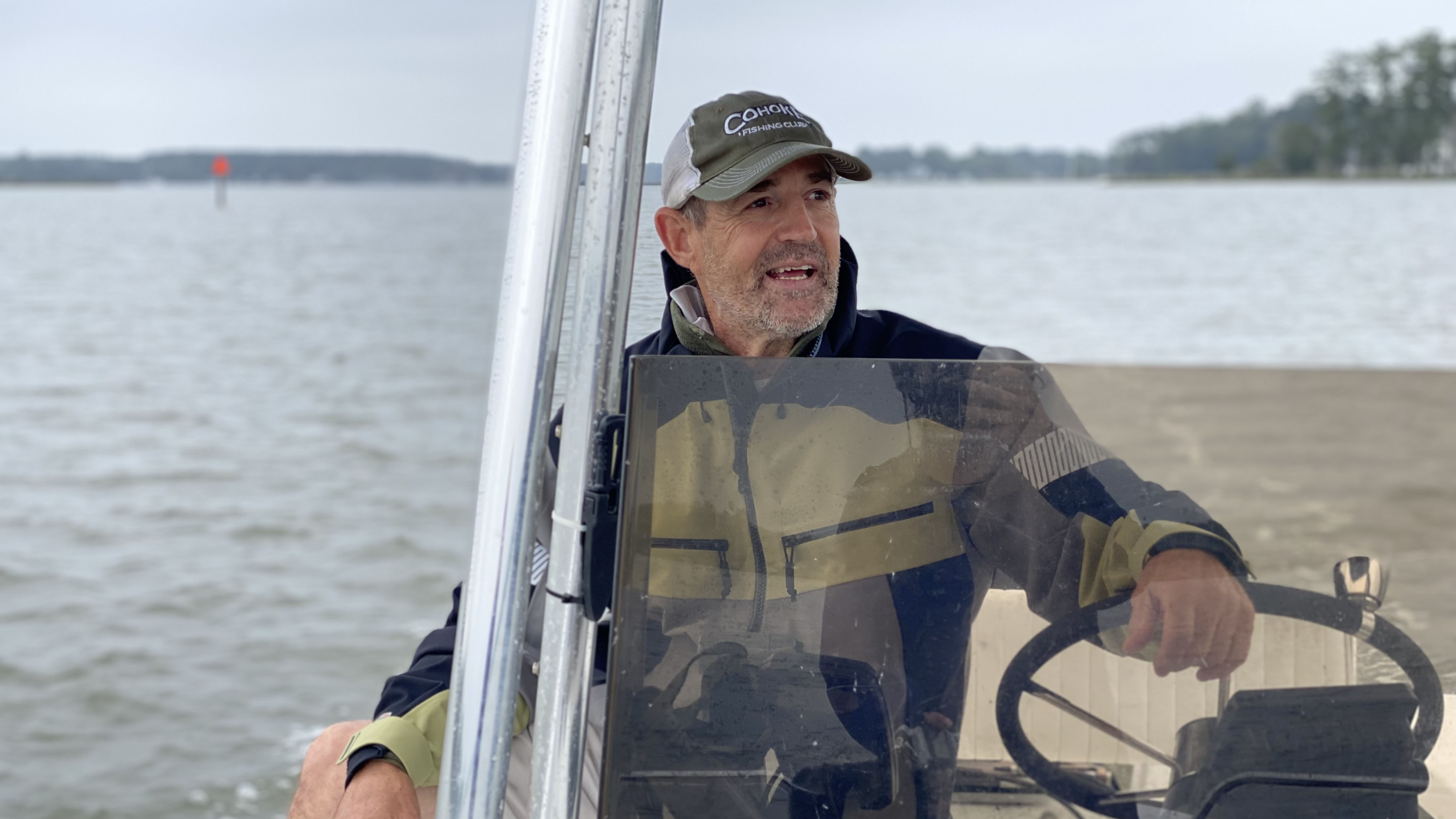 With no Bay menhaden study coming, population debates persist 1 Charter fishing captain and conservationist Chris Dollar steers his boat out on the Ware River in Gloucester.