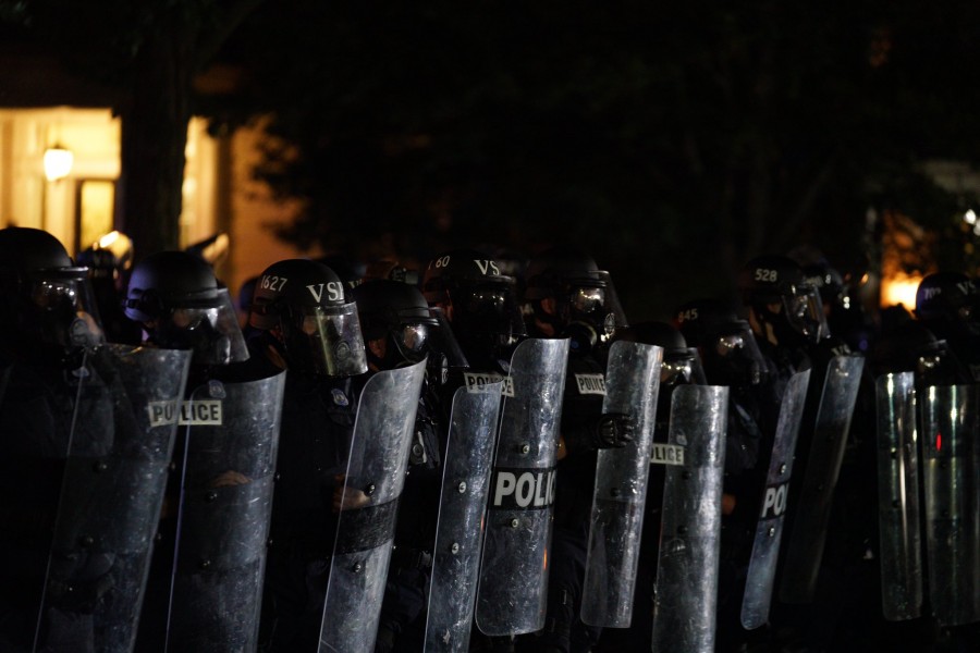 After Fatal Police Shooting in 2002, Richmond Rebuffed Investigations, Reform 2 The deployment of state riot police and the heavy use of pepper spray by local police has intensified calls for reforms. (Photo: Coleman Jennings/VPM News)