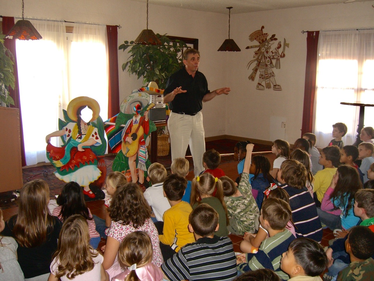 Zajur Family of La Siesta Restaurant Featured on Legacy List 1 Michel Zajur teaches Hispanic culture to school children back in the day at La Siesta Restaurant in North Chesterfield.