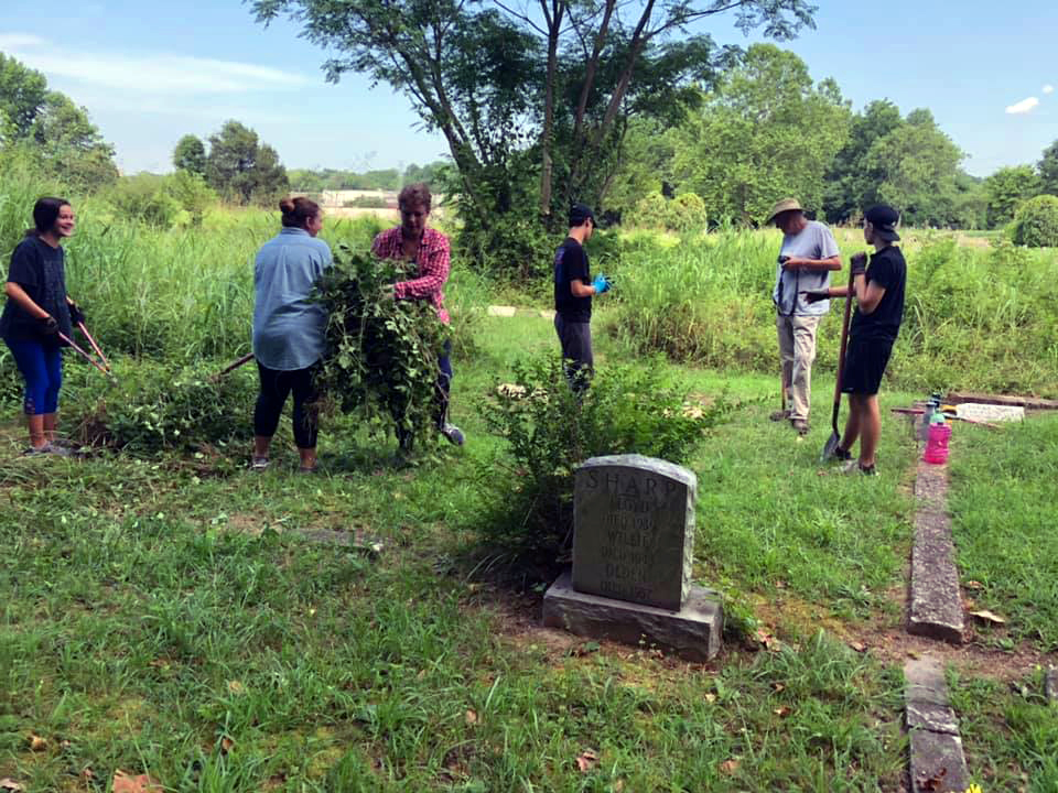 Most of the work at Woodland Cemetery is done by volunteers. (Photo: Woodland Cemetery Volunteers)