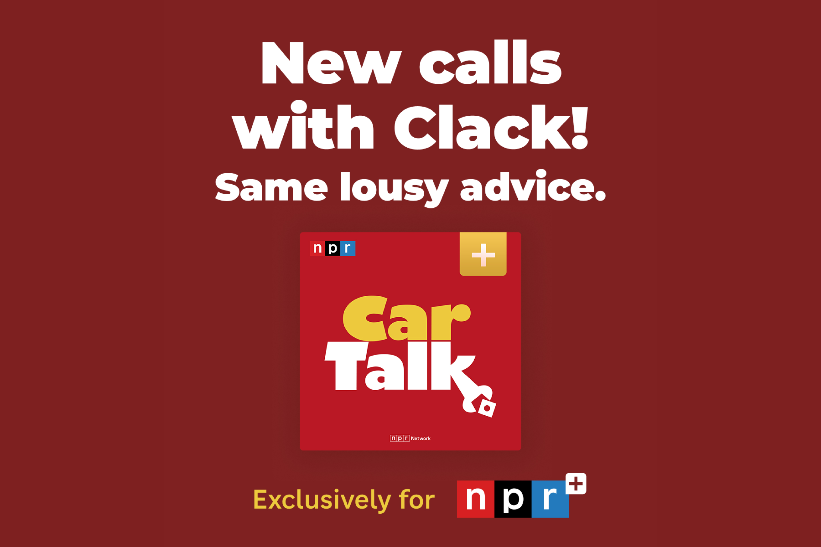 Clack Is Back! Car Talk host Ray Magliozzi returns with new material for NPR+