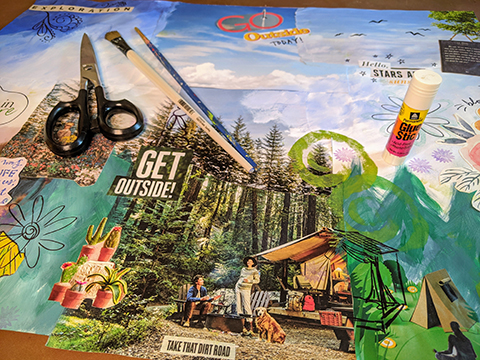The Creative Corner: "Art and Go Seek" 1 the creative corner collage activity