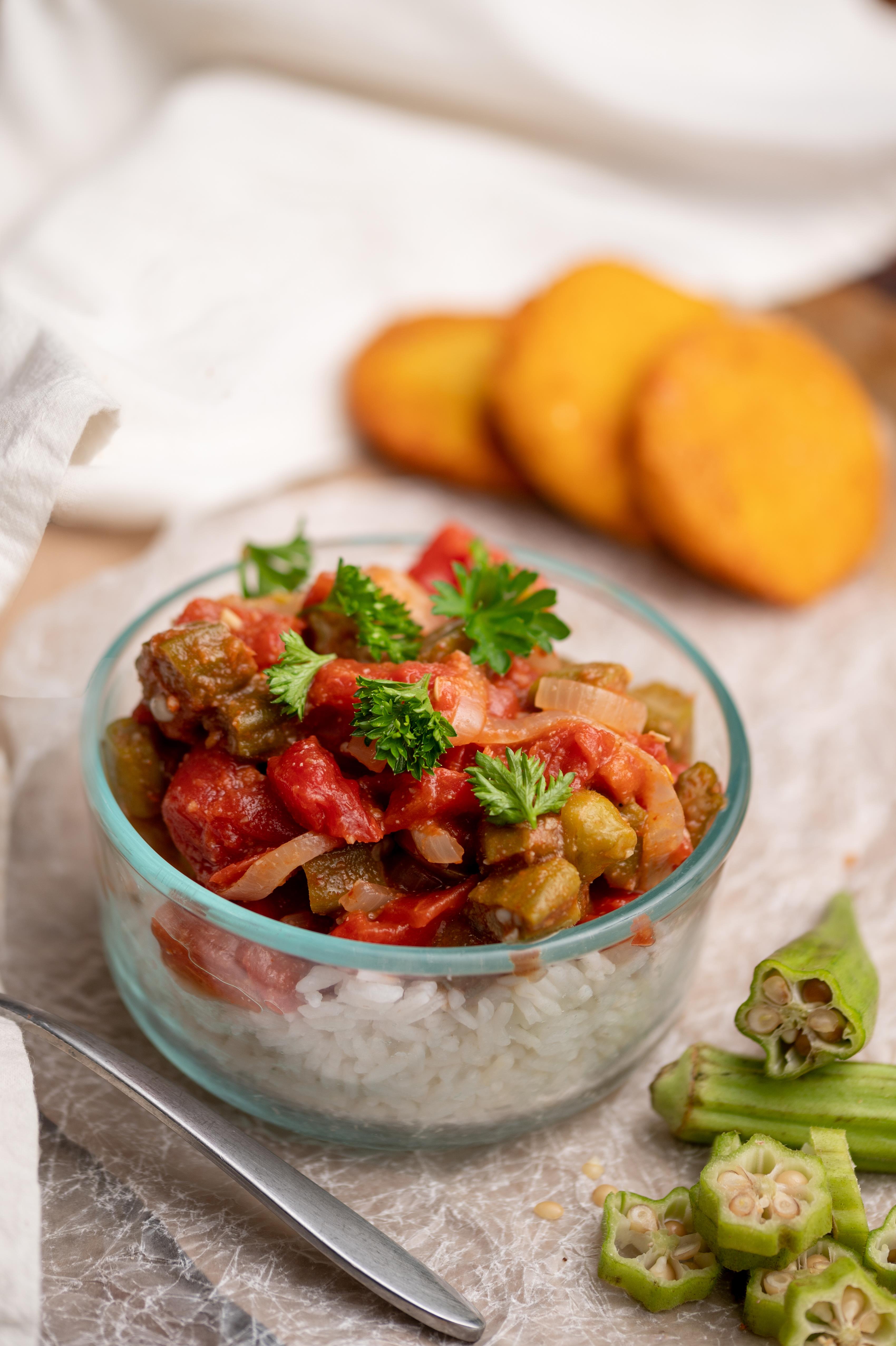 Raegan Gibson infuses comfort food with unexpected flavors 1 raegan okra stew image