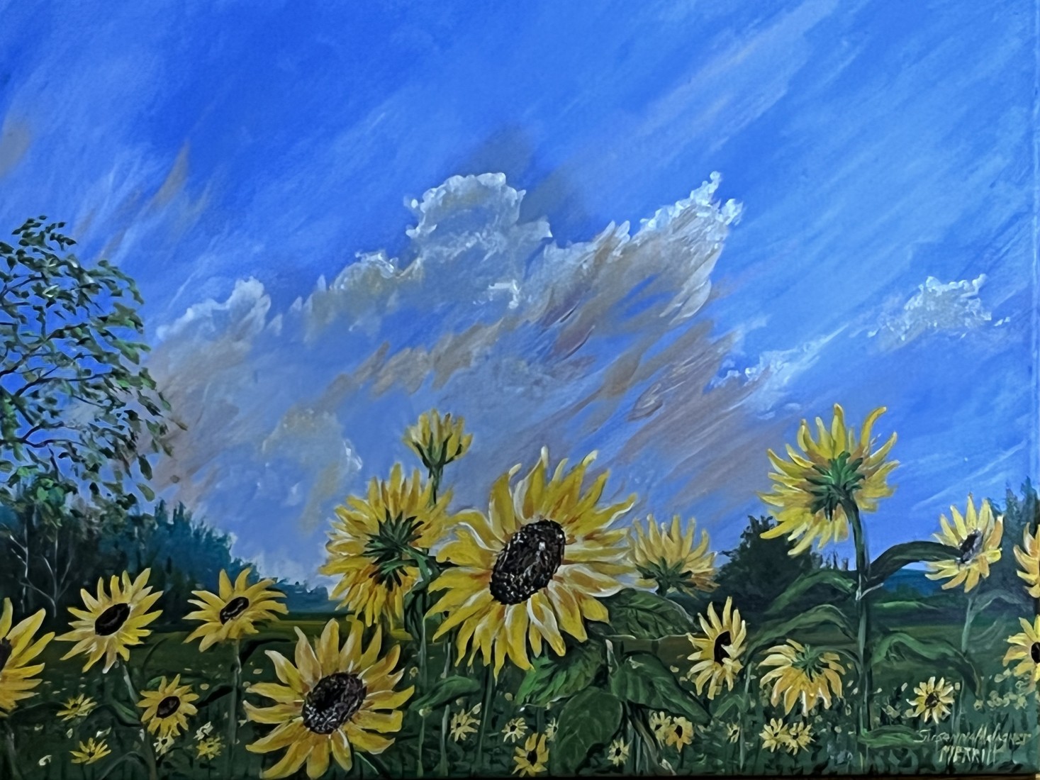 Artsline - Festivals, film and First Fridays kick off a summer filled with arts and culture 6 The Coming Storm from Sunflowers for Ukraine All Media Art Show. (Image used with permission)