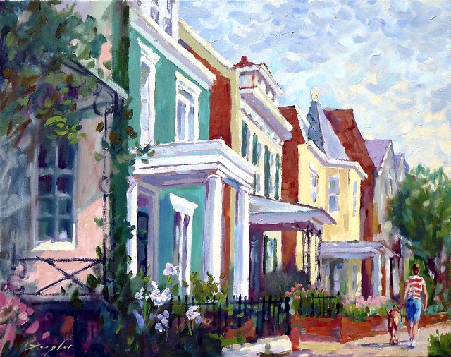 Artsline - Festivals, film and First Fridays kick off a summer filled with arts and culture 8 Grove Avenue Houses by Doug Zeigler. (Image used with permission.