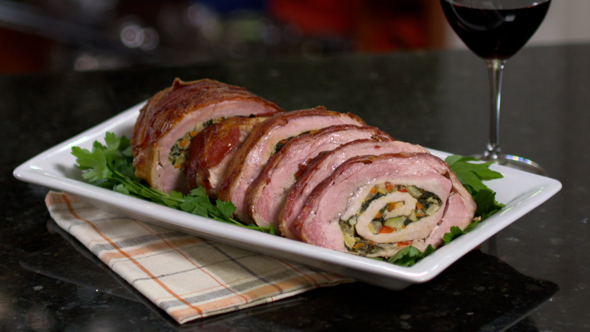 Triple Pork Stuffed Loin